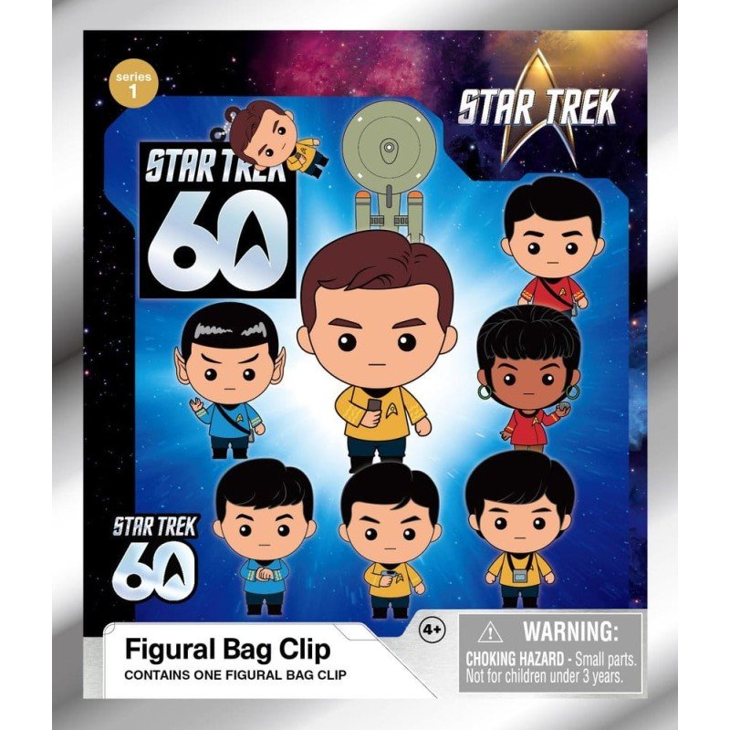 Star Trek 3D Foam Bag Clips Serie 1 Display (24)