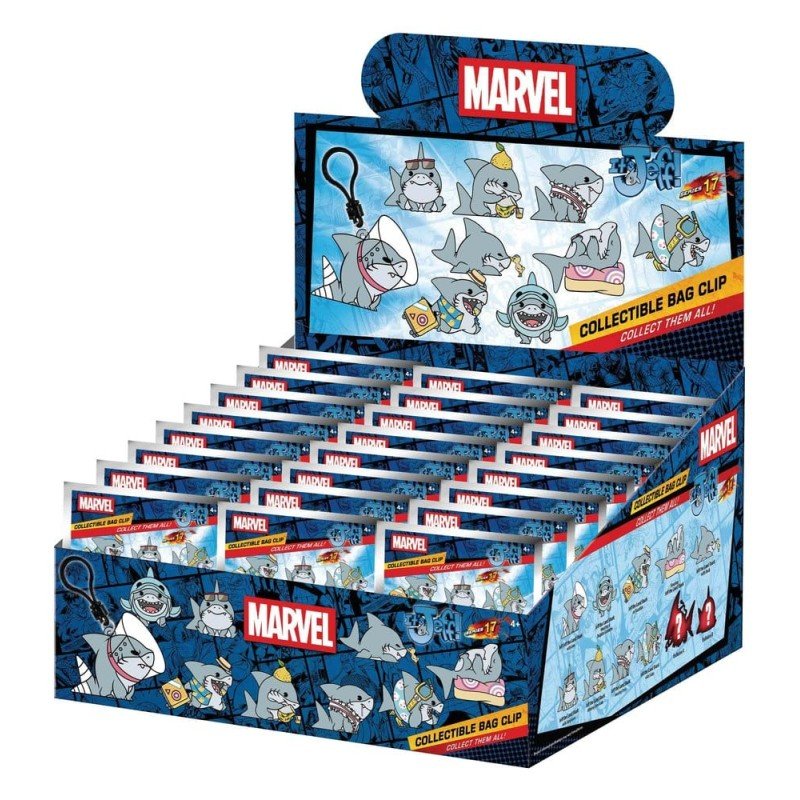 Marvel Rivals 3D présentoir porte-clés Jeff the Land Shark Series 17 (24)