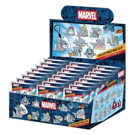 Marvel Rivals 3D Foam Bag Clips Jeff the Land Shark Series 17 Display (24)