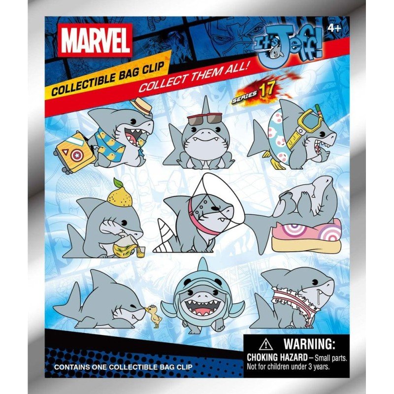 Marvel Rivals 3D présentoir porte-clés Jeff the Land Shark Series 17 (24)