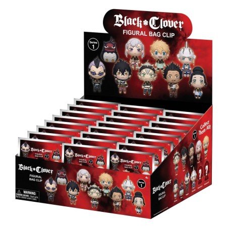 Black Clover 3D présentoir porte-clés Serie 1 (24)
