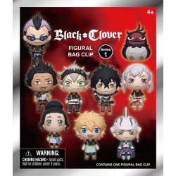 Black Clover 3D Foam Bag Clips Serie 1 Display (24)