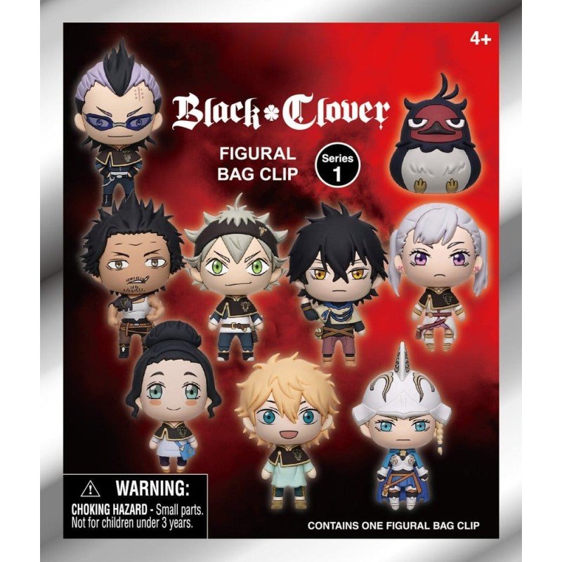 Black Clover 3D présentoir porte-clés Serie 1 (24)