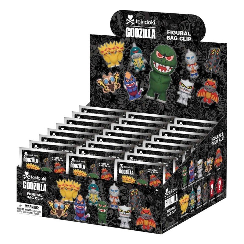 Tokidoki x Godzilla 3D présentoir porte-clés (24)
