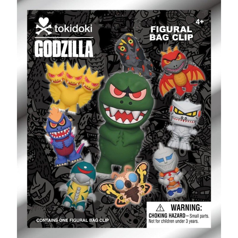 Tokidoki x Godzilla 3D présentoir porte-clés (24)