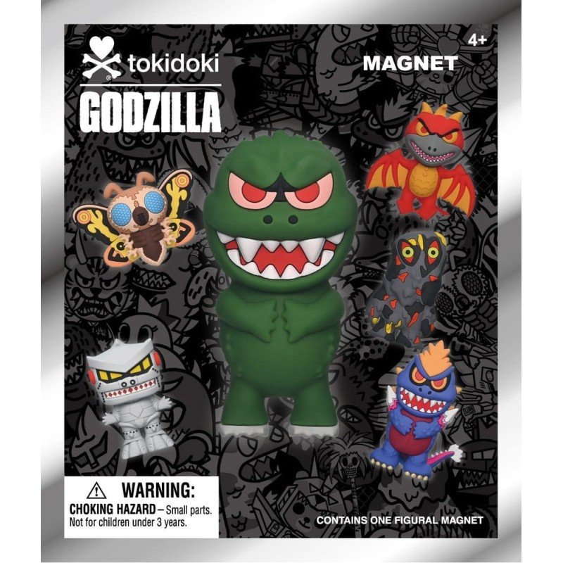 Tokidoki x Godzilla Magnets Blind Pack Serie 1 Display (12)
