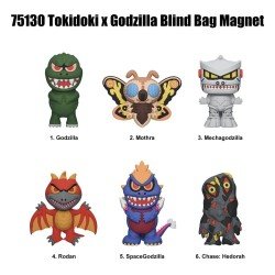 Tokidoki x Godzilla Magnets Blind Pack Serie 1 Display (12)