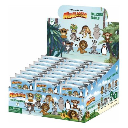 Madagascar 3D présentoir porte-clés Serie 1 (24)