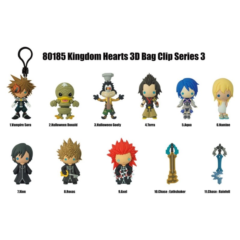 Kingdom Hearts 3D présentoir porte-clés Series 3 (24)