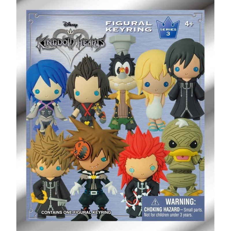Kingdom Hearts 3D Foam Bag Clips Series 3 Display (24)