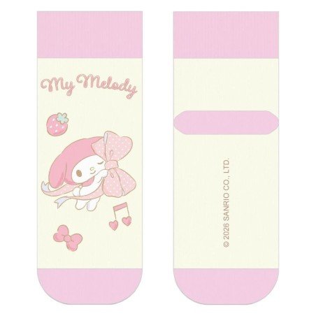 Sanrio Socks My Melody Big Ribbon Short 36-40