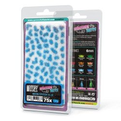 Green Stuff World - Martian Tufts 6mm - Neon Stitch Blue