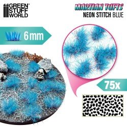 Green Stuff World - Martian Tufts 6mm - Neon Stitch Blue