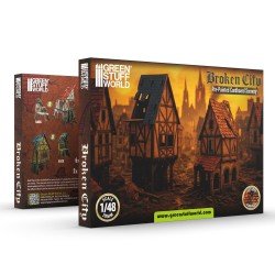 Green Stuff World- Ensemble de Terrain - Ville en Ruine