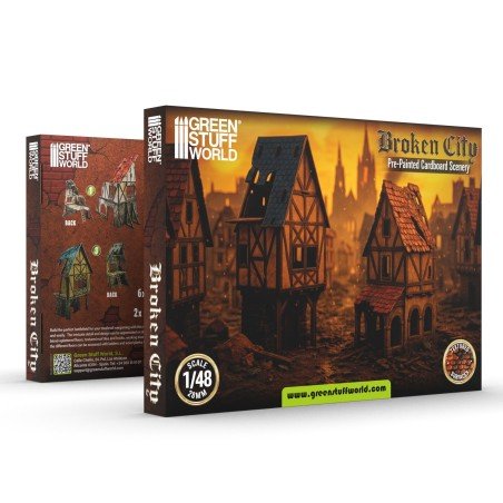 Green Stuff World - Terrain Set - City in Ruin