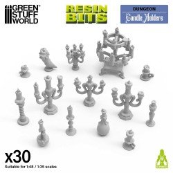 Green Stuff World- 3D Printed - Dungeons & Fantasy - Bougeoirs