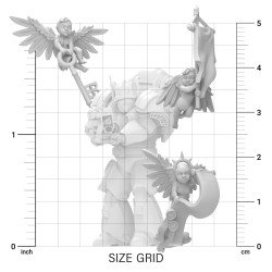 Green Stuff World - 3D Geprint - Miniatuur Wargames - Angelic Cherubs