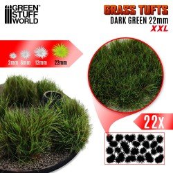 Green Stuff World - Grass Tufts XXL 22mm - Dark Green