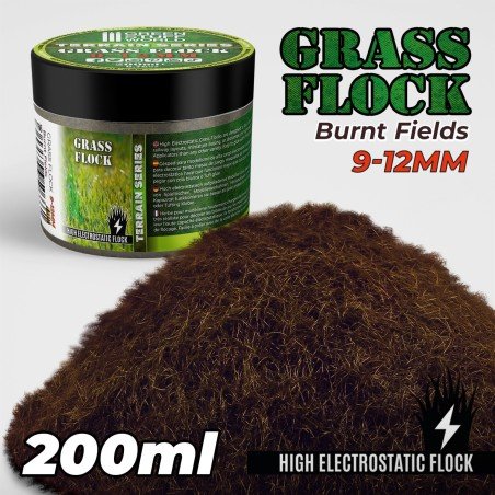 Green Stuff World - Basering - Grass Flock - Burnt Field