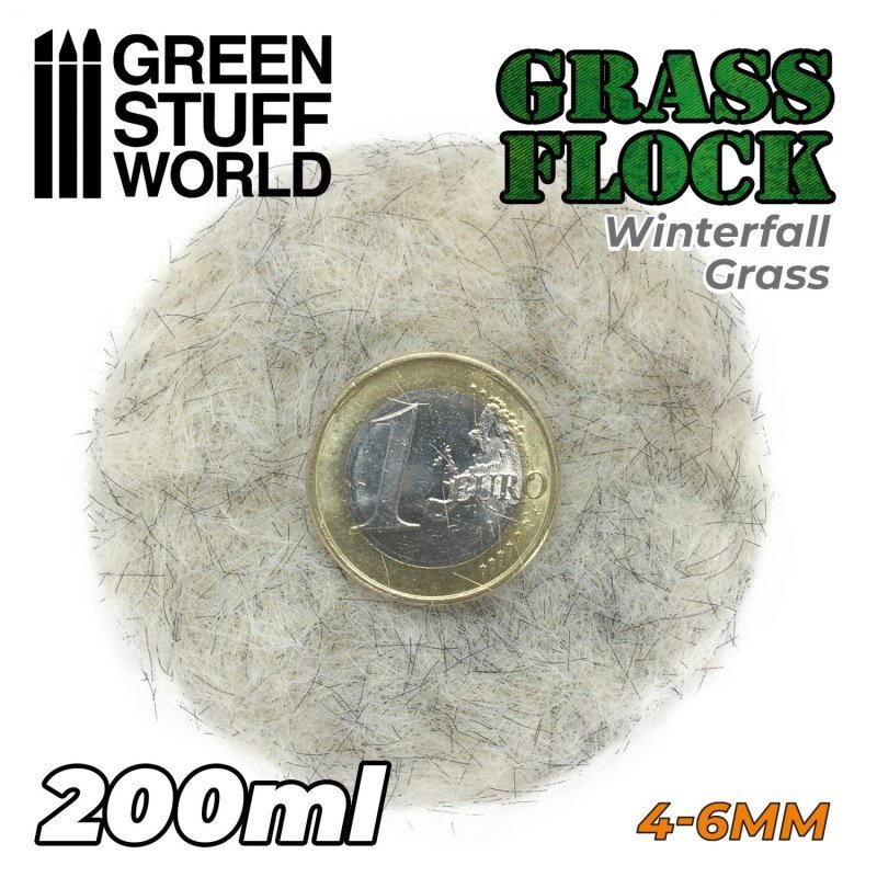 Green Stuff World - Basing - Grass Flock - Winterfall
