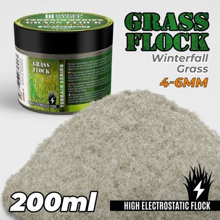 Green Stuff World - Basing - Grass Flock - Winterfall