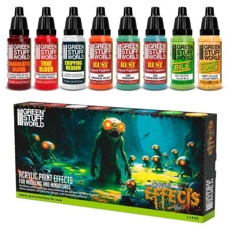Green Stuff World - Set de peintures - Effets spéciaux Vol.1