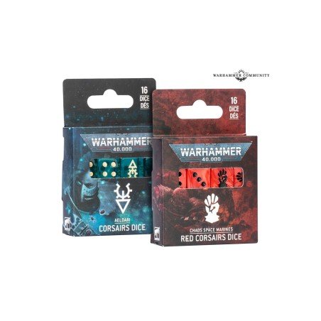 Warhammer 40,000 - Chaos Space Marines : Red Corsairs Dice