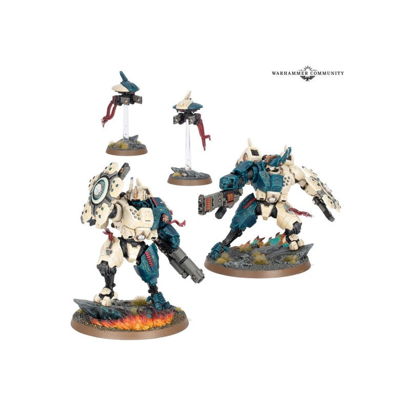 Warhammer 40,000 - Empire T'au : The Twin Lance