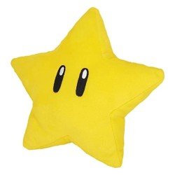 Super Mario peluche Super Étoile 18 cm