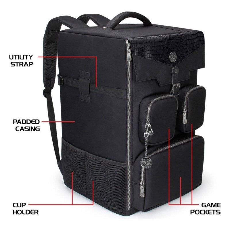 Enhance Board Game Backpack Collector's Edition Black