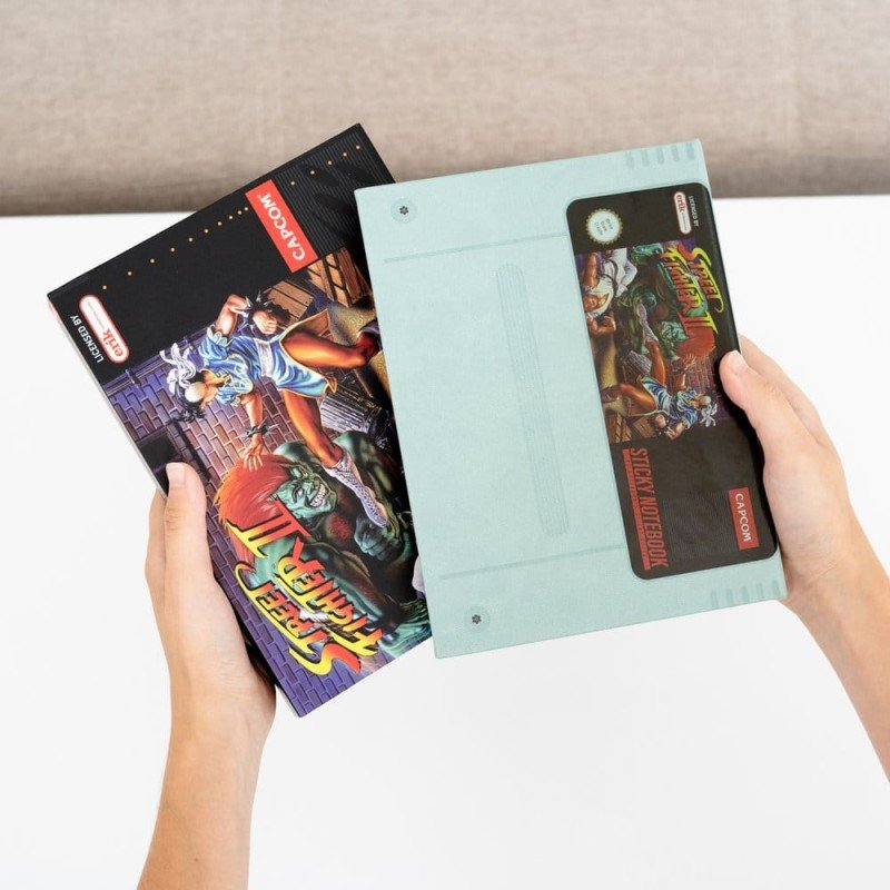 Street Fighter Premium Notebook with Sticky Notes and Cover A5 