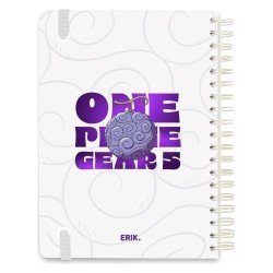 One Piece School Diary weekly planner 2026/2027 Gear 5 A5