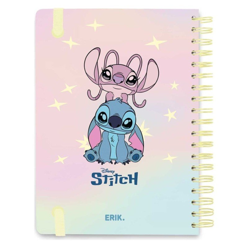 Disney School Diary weekly planner 2026/2027 Stitch and Angel A5