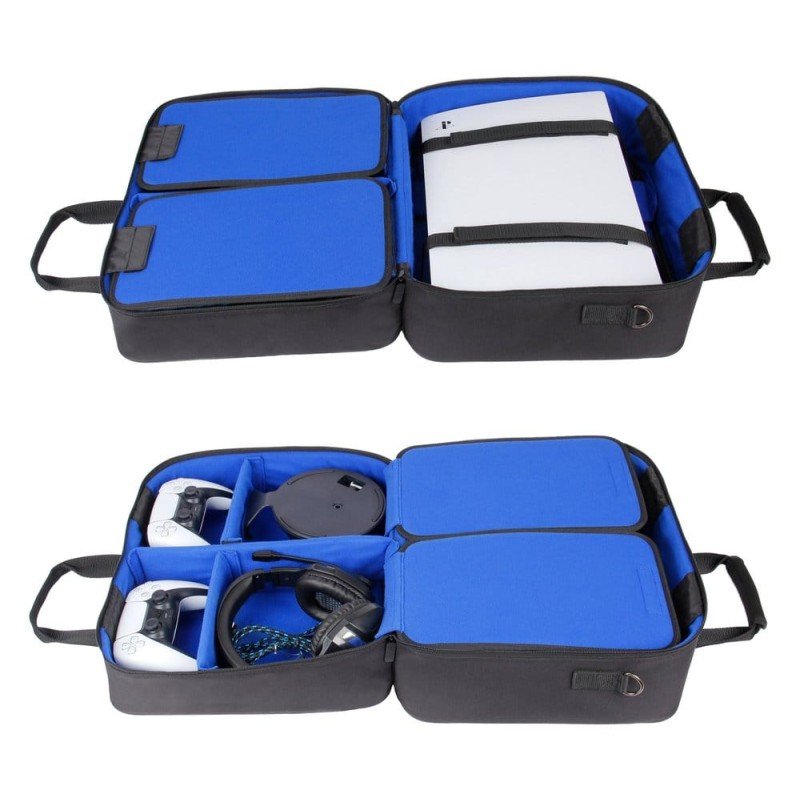 Enhance USA Gear S23 Console Gaming PlayStation Sac Bleu