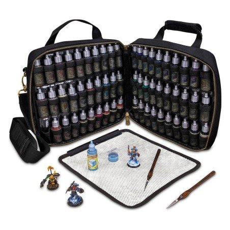 Enhance Mallette de Peinture pour Figurines Noir