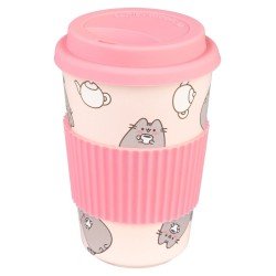 Pusheen mug en céramique avec couvercle 400 ml
