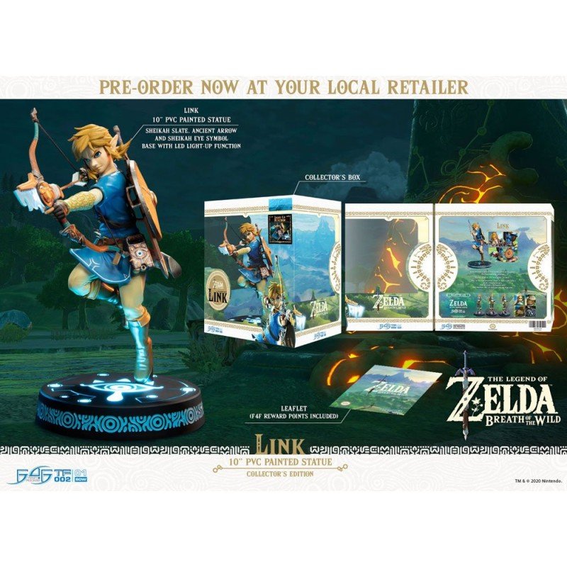 The Legend of Zelda Breath of the Wild PVC Statue Link Collector's Edition 25 cm