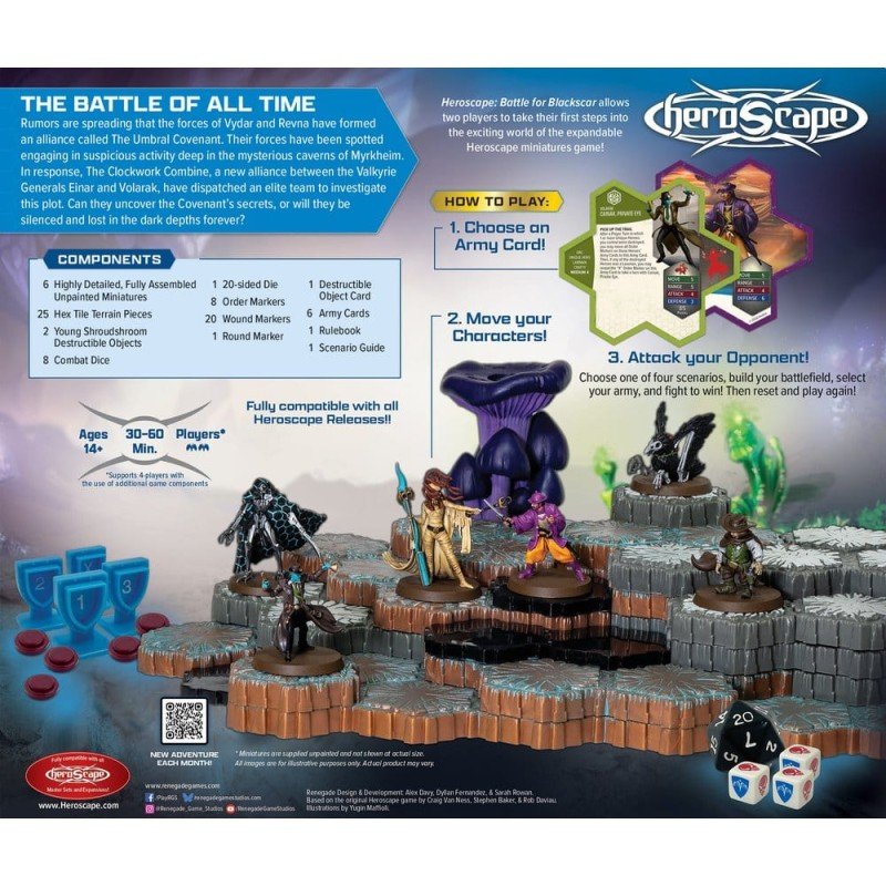 Heroscape Jeu de Plateau Battle for Blackscar Battle Box *ANGLAIS*