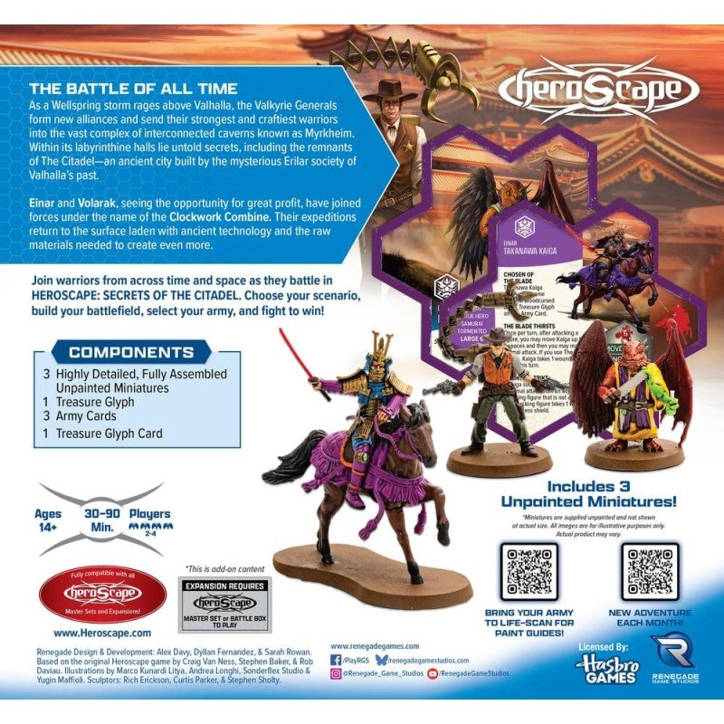 Heroscape Extension d'Armée Crooked Crew of the Clockwork Combine *ANGLAIS*