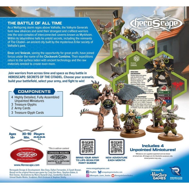Heroscape Army Expansion Clockwork Combine Research Expedition *English Version*