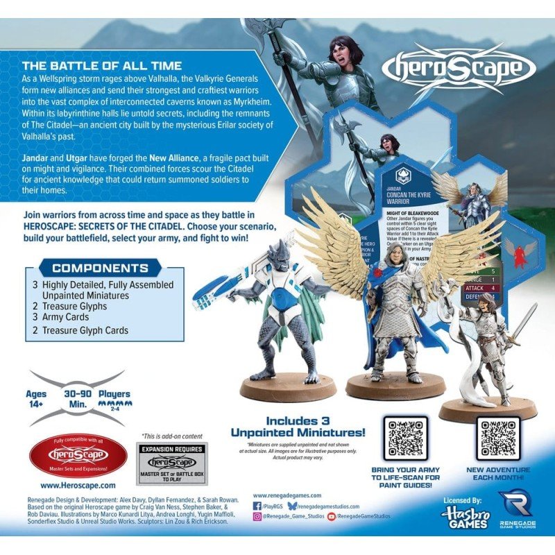 Heroscape Extension d'Armée Paragons of the New Alliance *ANGLAIS*