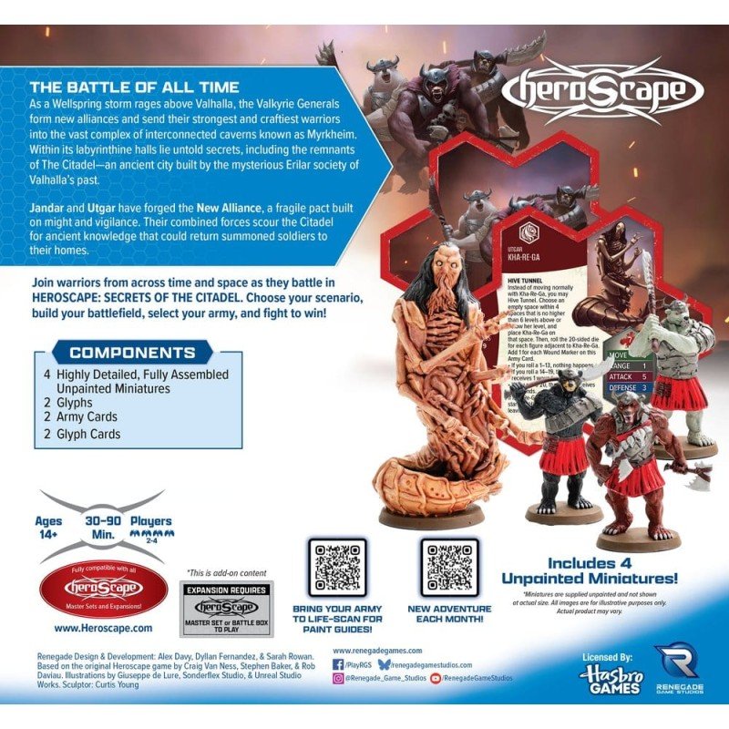 Heroscape Extension d'Armée Might of the New Alliance *ANGLAIS*