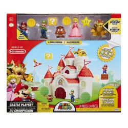 World of Nintendo - Super Mario Bros. - Château du Royaume Champignon - Playset Deluxe