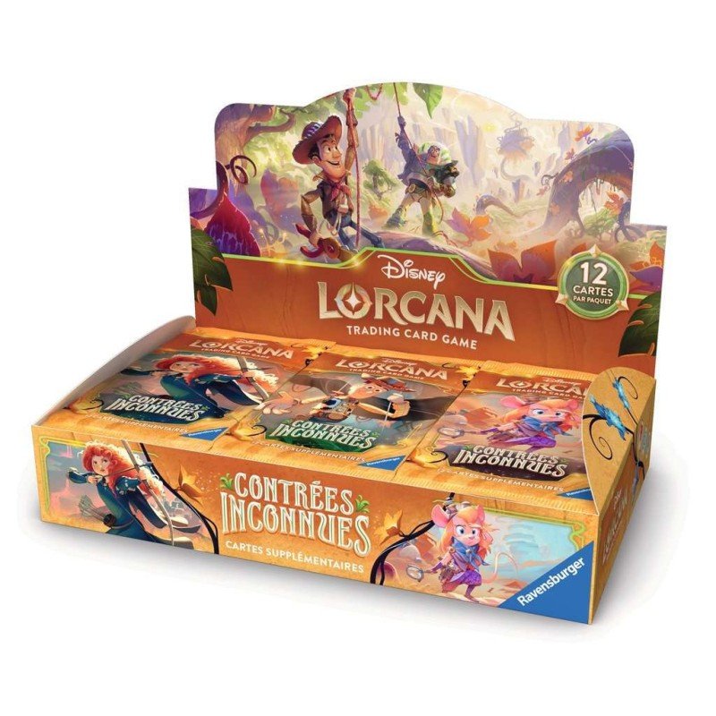 Disney Lorcana - Contrées Inconnues (Chapitre 12) - Boite de Boosters (24 packs) - FR