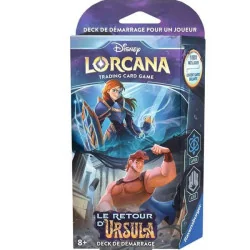 Disney Lorcana: Le Retour d'Ursula - Chapitre 4 - Starter Deck (Saphir/Acier) FR
