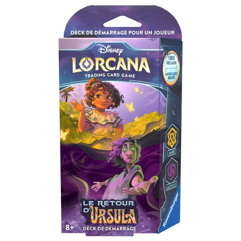 Disney Lorcana: Le Retour d'Ursula - Chapitre 4 - Starter Deck (Ambre/Améthyste) FR | 4050368983404