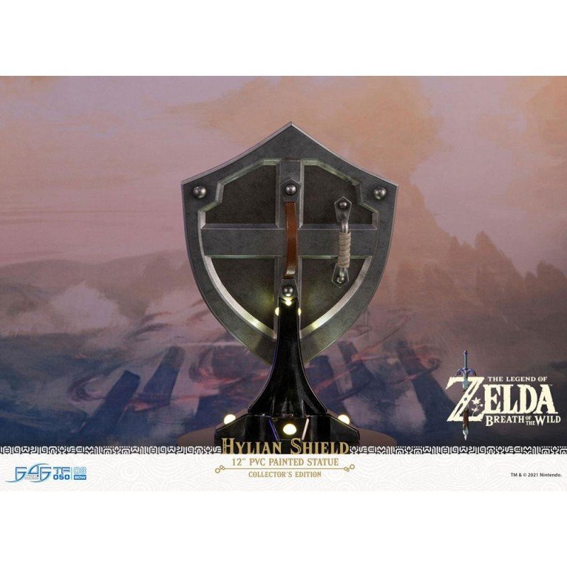 The Legend of Zelda Breath of the Wild PVC Statue Hylian Shield Collector's Edition 29 cm