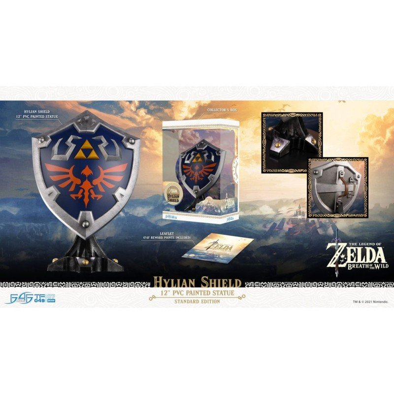 The Legend of Zelda Breath of the Wild statuette PVC Hylian Shield Standard Edition 29 cm