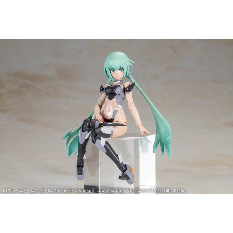 Frame Arms Girl figurine Plastic Model Kit Stylet Swimsuit Low Visibility Ver. 16 cm