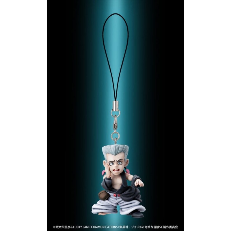 JoJo's Bizarre Adventure: Stardust Crusaders Mini figures Set Chozo Mascot Strap Collection Blind Box (6) 